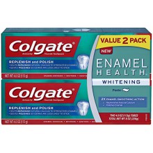 Colgate Enamel Santé Dentifrice, blanchissant Twin Pack, 4 Ounce