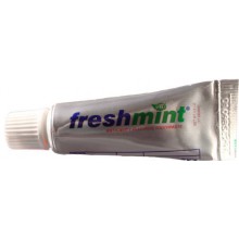 Freshmint Dentifrice, Unboxed, Tube métallique, 0,6 oz, 144 cas
