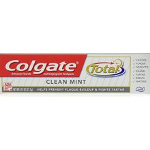Colgate Total Dentifrice, anticavité fluorures et gingivite, Clean Taille Mint Voyage, TSA Aproved, 0.75 Oz (paquet de 12)