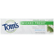 Tom's of Maine Ice Wicked Fresh Paste, Spearmint, 4.7 Ounce, Pack of 2