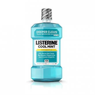 Listerine Rince-bouche antiseptique, menthe fraîche, 1,5 L