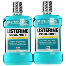 Listerine Cool Mint Listerine Antiseptic Mouthwash (2 X 1.5lt)