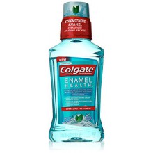 Colgate Enamel Health Anticavity Fluoride Sparkling Fresh Mint Mouthwash, 8.5 Ounce