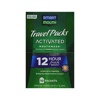 SmartMouth Mouthwash Packets Clean Mint 10 Each (Pack of 3)