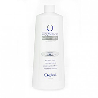 Oxyfresh Zinc Mouthwash: For Long-Lasting Fresh Breath & Healthy Gums. Dentist recommended. No Artificial Colors,