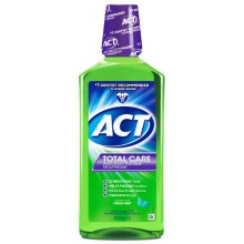 ACT Total Care anticavité Fluoride Mouthwash Fresh Mint, 33.8-Ounce Bottle (Pack de 3)