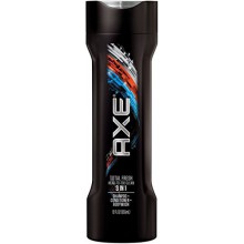 Axe 3 in 1 Shampoo + Conditioner + Bodywash, Total Fresh 12 oz (Pack of 2)