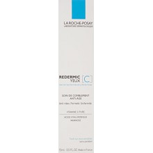 La Roche-Posay Redermic C Eyes Anti-Wrinkle Firming Eye Cream with Vitamin C and Hyaluronic Acid, 0.5 Fl. Oz.