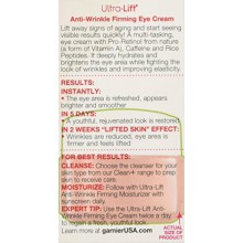 Garnier SkinActive Ultra-Lift Anti-Wrinkle Firming Eye Cream, 0.5 fl. oz.