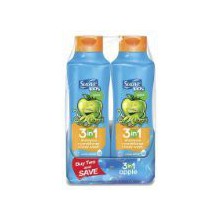 Suave enfants d'Apple 3 en 1 Shampooing + revitalisant Wash + Body (2) 22,5 Bouteilles Fl OZ