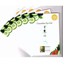 Cucumber Eye Gel Card Sample Set of 6 Travel Size