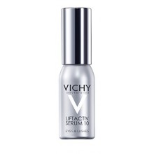 Vichy Liftactiv Serum 10 Ojos y pestañas Antiarrugas Serum Ojos con ácido hialurónico, 0,51 Fl. Onz.