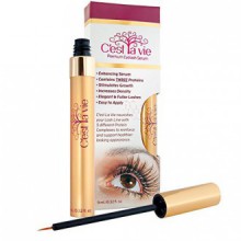 C'est La Vie Eyelash and Eyebrown Growth and Enhancement Serum with Pentapeptide-17 and Proteins for Longer Fuller Lashes