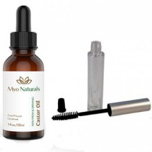 Organic Castor Oil - 100% USDA Certified Pure Cold Pressed Hexane free - Boost Growth For Eyelashes, Hair, Eyebrows, Face