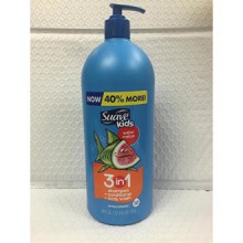 Enfants Suave 3 en 1 Shampooing Revitalisant Body Wash, Melon Pastèque (40 Oz)