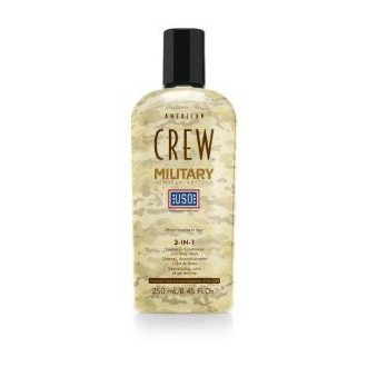 American Crew: Military Classic 3-en-1 champú, 8,45 oz