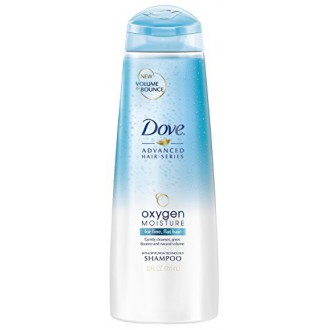 Dove Shampoo, Oxygen Moisture 12 oz