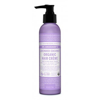 Dr. Bronner - Lavender &amp; Coconut Hair Conditioner &amp; Styling Creme, 6 fl oz crème