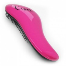 Detangling Brush - Glide Thru Detangler Hair Comb or Brush - No More Tangle - Adults & Kids - Pink
