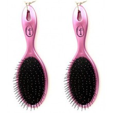 Beauticom (Quantity: 2 Pieces) Amazing Detangling Wet & Dry Hair Brush Flexible Bristles No pain No Tangle Detangle Comb