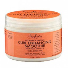 SheaMoisture coco y Hibiscus Curl Enhancing Batido de frutas, de 12 onzas